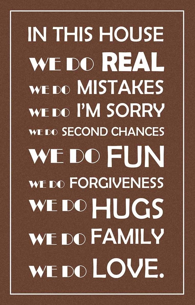 56% OFF on House Love Quote Paper Print