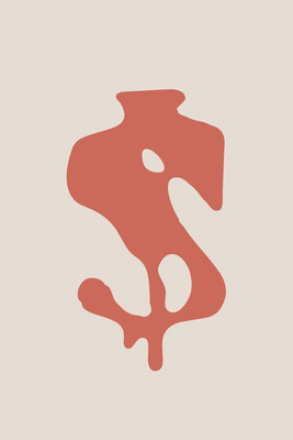 6% OFF on Dollar Melting Paper Print