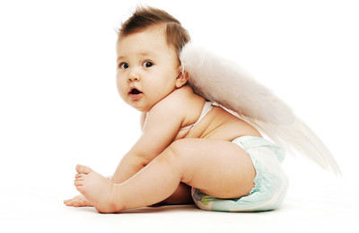 31% OFF on Child's love - Cute Baby with White Wings Paper Print 31% OFF on Child's love - Cute Baby with White Wings Paper Print