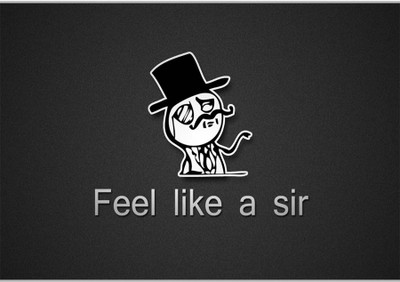 37% OFF on Feel Like A Sir Poster (18 x 12 Inches) by Shopkeeda Paper Print