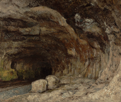 14% OFF on Grotto Of Sarrazine Near Nans Sous Sainte Anne By Gustave Courbet French Fine Art Print