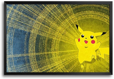 74% OFF on Pikachu Fp00004229 Framed Photographic Paper