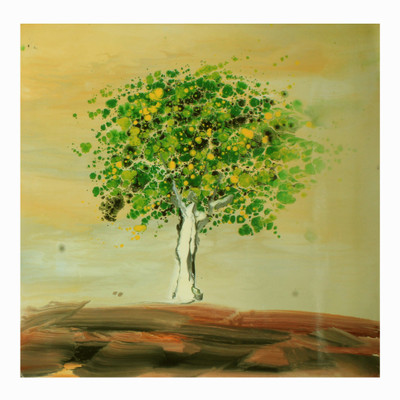 3% OFF on Abstract Painting Of A Tree Canvas Art