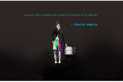 37% OFF on Charlie-Poster Paper Print