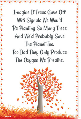 16% OFF on Poster - Plant More Trees Paper Print