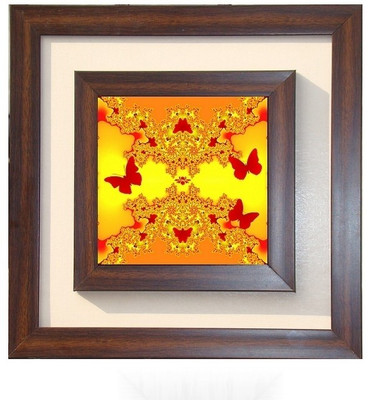 26% OFF on Lila Painting DVL- M- 218 With Wooden Frame Canvas Art