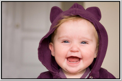 50% OFF on Baby With Wide Smile Poster Paper Print