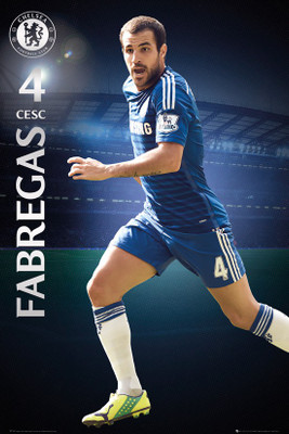 Chelsea Fabregas 14/15 Official Paper Print