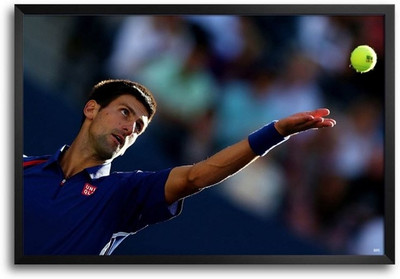 53% OFF on Novak Djokovic Serve Fp00004650 Framed Photographic Paper 53% OFF on Novak Djokovic Serve Fp00004650 Framed Photographic Paper