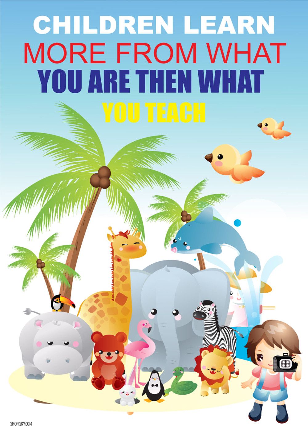 16% OFF on Poster - Kids Poster - How Children Learn More Paper Print 16% OFF on Poster - Kids Poster - How Children Learn More Paper Print