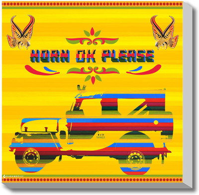Horn OK Please Canvas Art Horn OK Please Canvas Art