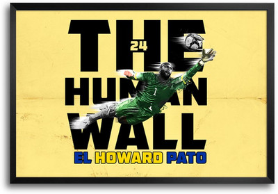 46% OFF on Shopmantra Tim Howard The Human Wall Laminated Frame Poster Paper Print