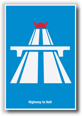 42% OFF on PosterGuy Highway to Hell AC/DC Poster Paper Print 42% OFF on PosterGuy Highway to Hell AC/DC Poster Paper Print