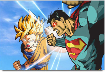 62% OFF on Superman & Kitrasu Paper Print 62% OFF on Superman & Kitrasu Paper Print
