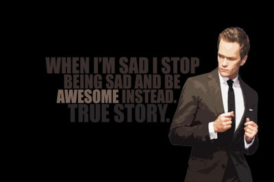 62% OFF on Barney Stinson Quote Poster Photographic Paper