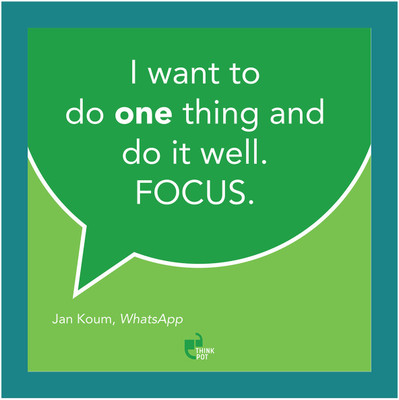 5% OFF on I want to do one thing - Jan Koum, Whatsapp Blue Square Frame Photographic Paper