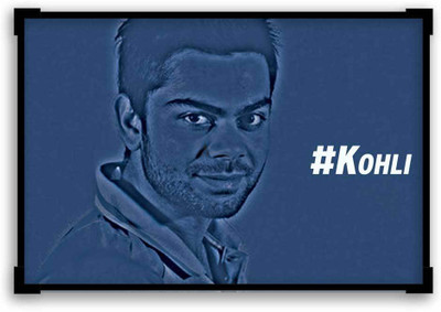 30% OFF on PosterGuy Virat Kohli Fan Art Sports Framed Poster Paper Print