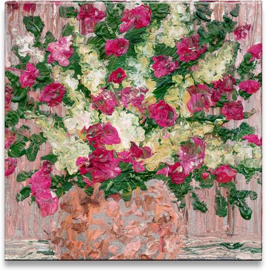 38% OFF on Vase with Bouquet of Flowers Canvas Art