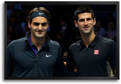 74% OFF on Tennis Stars Fp00004237 Framed Photographic Paper