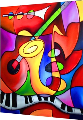 33% OFF on Elite Collection Painting without Frame Modern Art (1) (22X34) Canvas Art