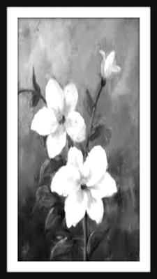 37% OFF on White Flower Painting Fine Art Print
