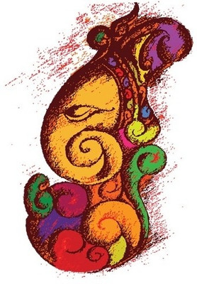 28% OFF on Canvas Art Gallery - 65-A Ganesha with Lakering Print Fine Art Print