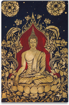 45% OFF on Buddha Sitting on a Lotus Canvas Art 45% OFF on Buddha Sitting on a Lotus Canvas Art