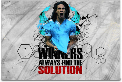 53% OFF on Shopmantra Cavani G?Mez Uruguay Football Poster Paper Print