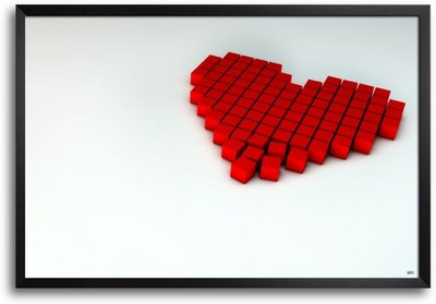 53% OFF on Heart Bricks Fp00004529 Framed Photographic Paper 53% OFF on Heart Bricks Fp00004529 Framed Photographic Paper