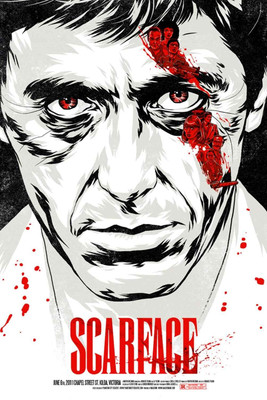 48% OFF on Scarface (B) - 24 x 36 inch Large Poster - Da Vinci Posters Photographic Paper