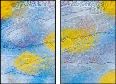 50% OFF on Pixtopper Diptych 92 Canvas Art