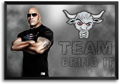 53% OFF on Wwe Rock Expression Fp00004659 Framed Photographic Paper 53% OFF on Wwe Rock Expression Fp00004659 Framed Photographic Paper
