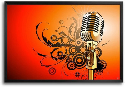 53% OFF on Music With Mic Fp00004074 Framed Photographic Paper 53% OFF on Music With Mic Fp00004074 Framed Photographic Paper