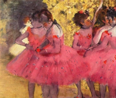 37% OFF on Dancers in Pink Between the Scenes Paper Print