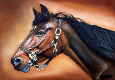 89% OFF on Horse Painting Canvas Art