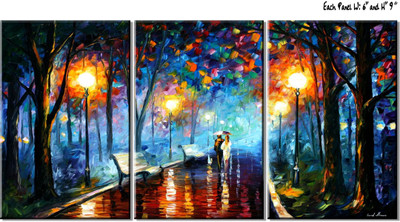 9% OFF on Wonder Images Multi Panel Scenary with Back Framing Canvas Art