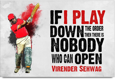 53% OFF on Virender sehwag best Opener Laminated Poster Paper Print 53% OFF on Virender sehwag best Opener Laminated Poster Paper Print