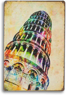 80% OFF on World city Travel Metal Plate Fine Art Print