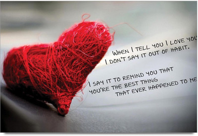 34% OFF on Love Happened To Me Paper Print 34% OFF on Love Happened To Me Paper Print