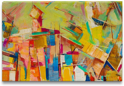 43% OFF on Abstract Canvas Art