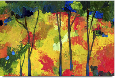 34% OFF on Amy Colourful Designer Graphical Scenery of Trees 3D Poster