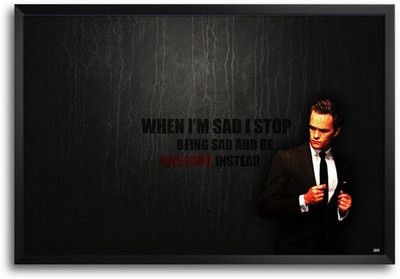 74% OFF on Barney Stinson Fp00003616 Framed Photographic Paper