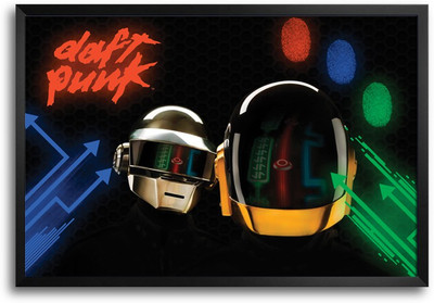 46% OFF on ShopMantra Daft Punk Laminated Frame Poster Paper Print