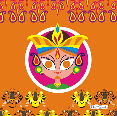 Jai Ambe Canvas Art Mounted on frame Canvas Art