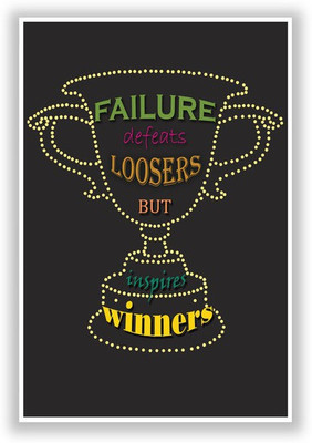 27% OFF on Failure Inspires Winners Poster Paper Print