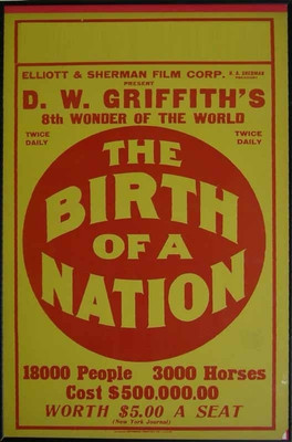 35% OFF on The Birth of a Nation - Vintage - 1915 Paper Print