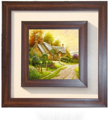 29% OFF on Lila Painting DVL- S-1068 With Wooden Frame Canvas Art