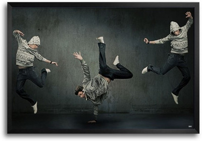 74% OFF on Hip Hop Dancers Fp00004022 Framed Photographic Paper