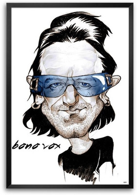 53% OFF on Bono Vox Caricatura Fp00004693 Framed Photographic Paper 53% OFF on Bono Vox Caricatura Fp00004693 Framed Photographic Paper