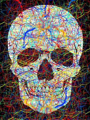 6% OFF on Skull Texture Photographic Paper